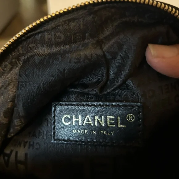 Chanel Four Leaf Clover Satin clutch/wristlet bag Limited Listing! - Picture 9 of 12